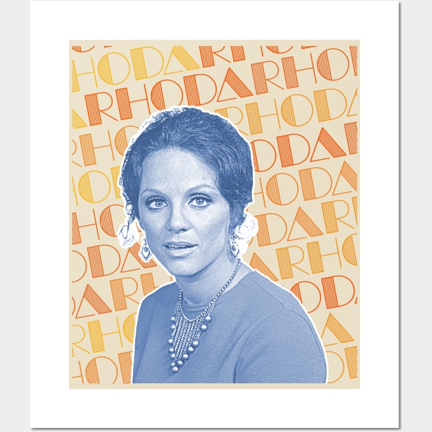 Rhoda // Retro 70s TV Sitcom FanArt Design Wall Art by darklordpug